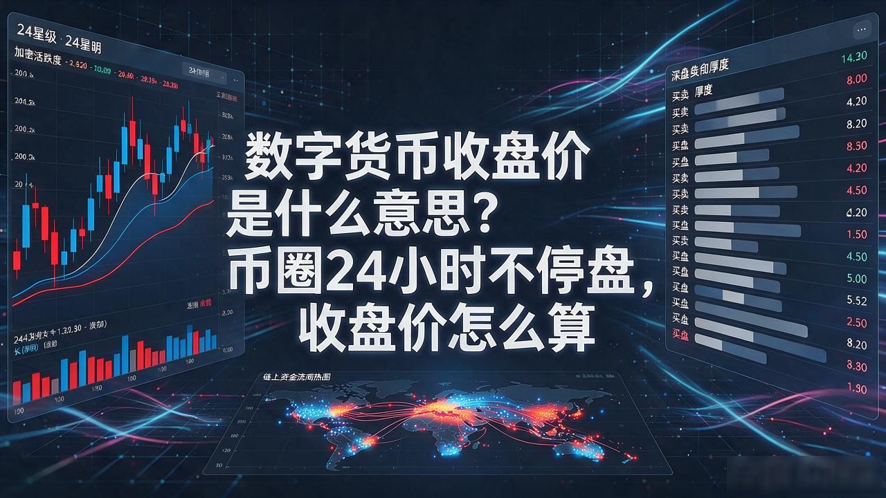 数字货币收盘价是什么意思？币圈24小时不停盘，收盘价怎么算