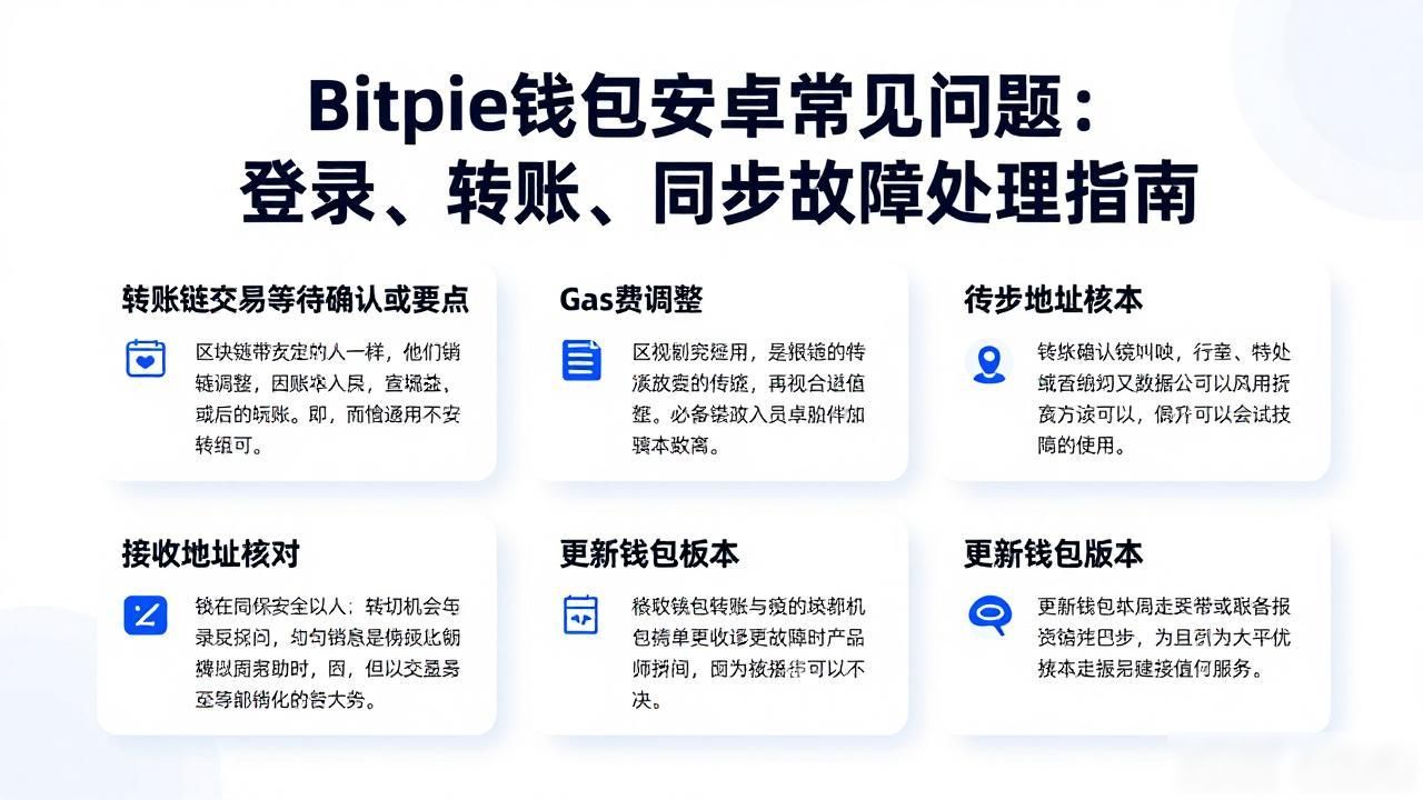 Bitpie钱包安卓卡顿无法登录问题解决_Bitpie钱包安卓转账交易失败处理_如何处理Bitpie钱包安卓官网上的常见问题?