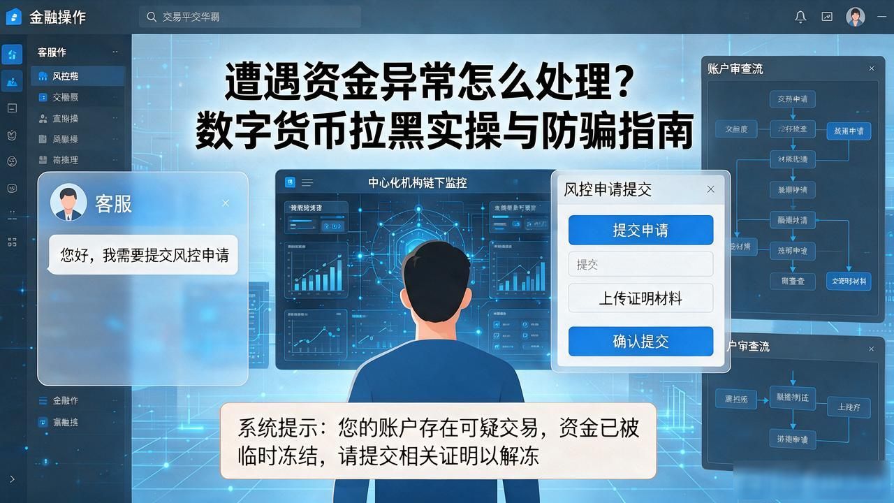 遭遇资金异常怎么处理？数字货币拉黑实操与防骗指南