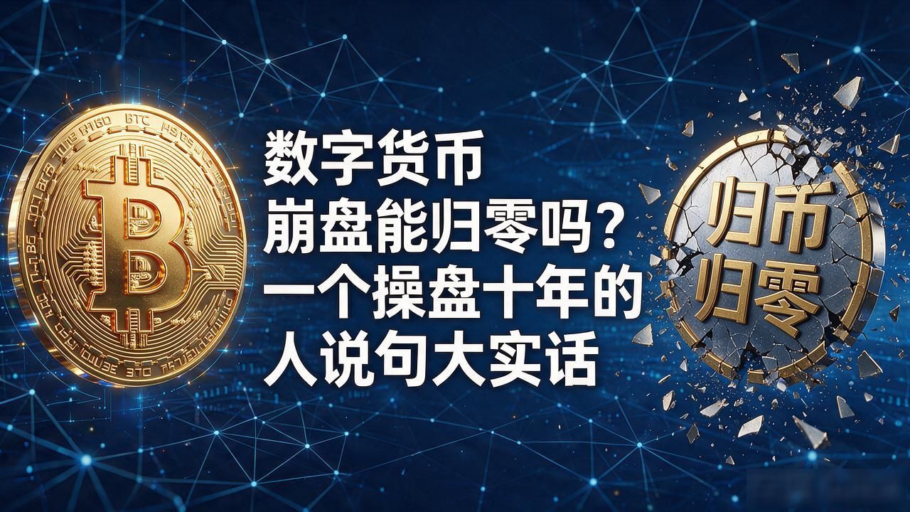 数字货币崩盘能归零吗？一个操盘十年的人说句大实话