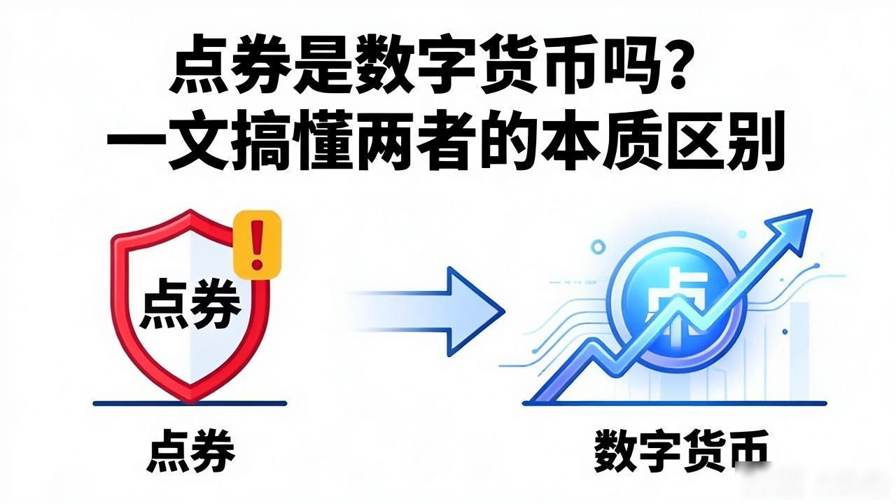 点券是数字货币吗？一文搞懂两者的本质区别