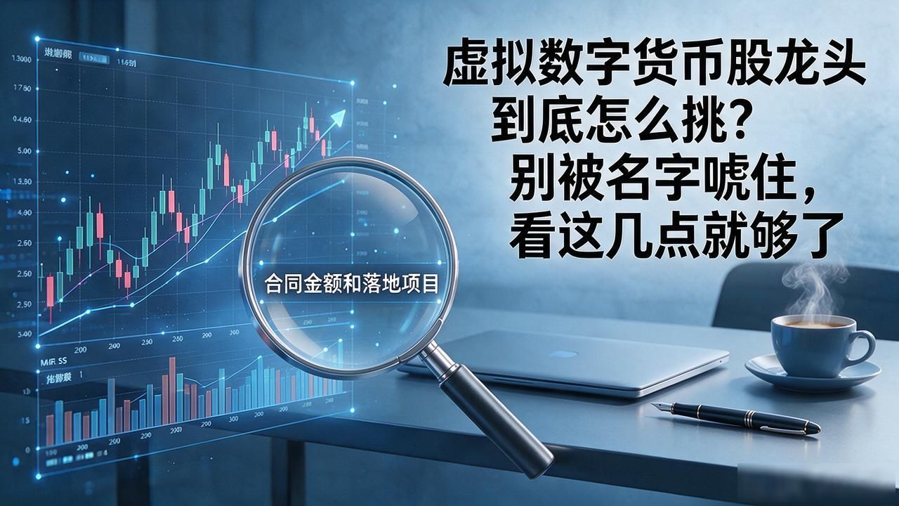 虚拟数字货币股龙头到底怎么挑？别被名字唬住，看这几点就够了