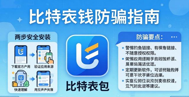 比特派钱包防骗指南 两步学会安全安装
