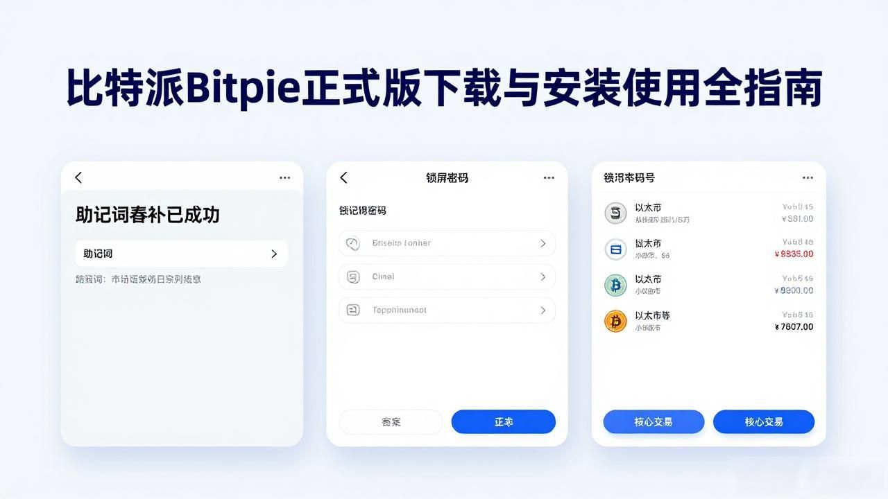 安全管理加密货币的比特派_比特派钱包新手入门指南_比特派Bitpie正式版下载的基本操作与步骤