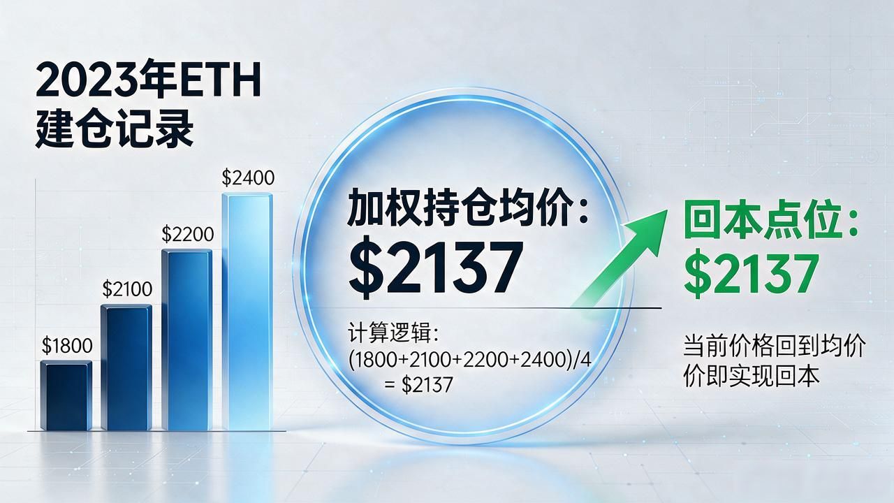 数字货币持仓均价_真实持仓成本分析_数字货币持仓均价计算