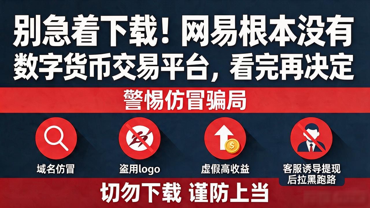 别急着下载！网易根本没有数字货币交易平台，看完再决定