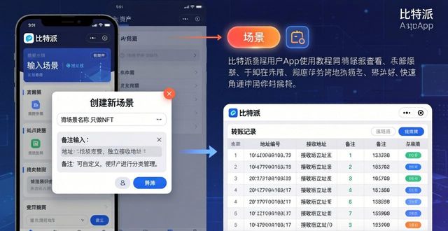 比特派Bitpie使用教程：三步创建实用场景