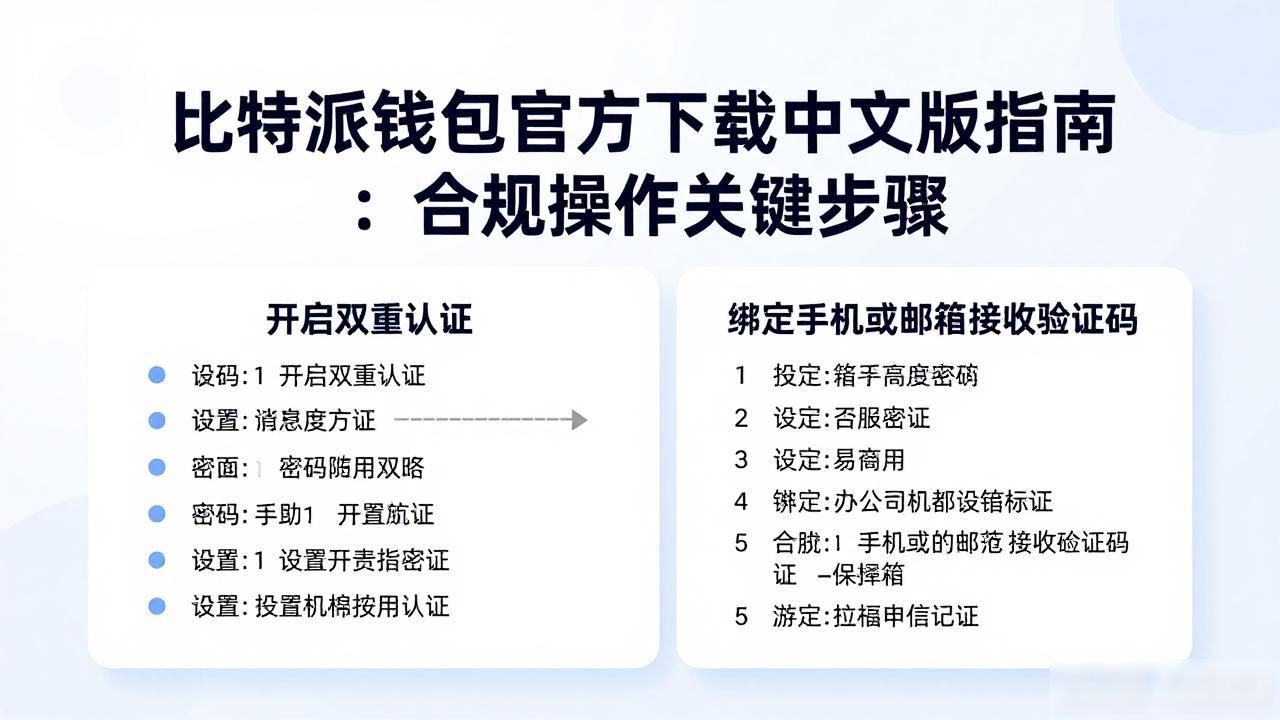 比特派多链钱包合规下载_数字资产安全管理_如何通过比特派钱包app官方下载中文版提升合规性