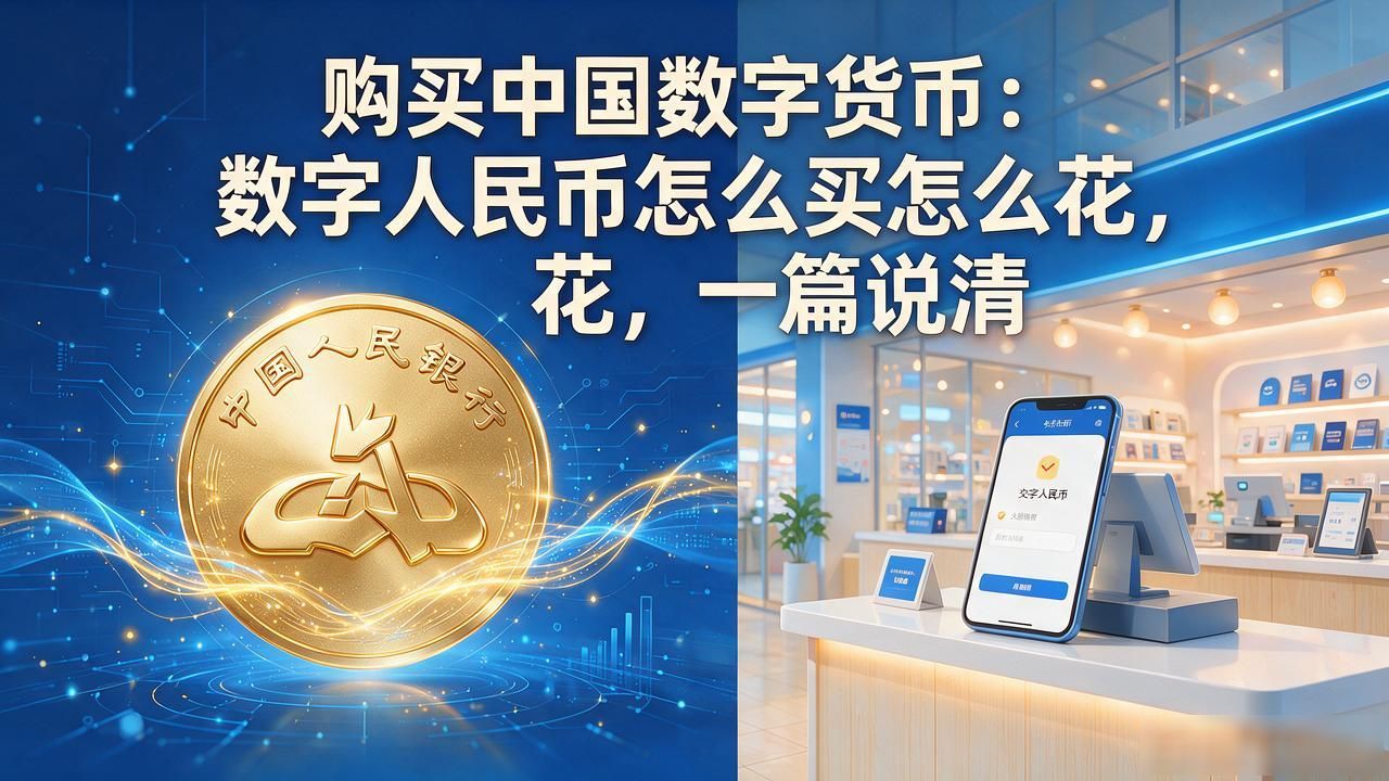购买中国数字货币：数字人民币怎么买怎么花，一篇说清
