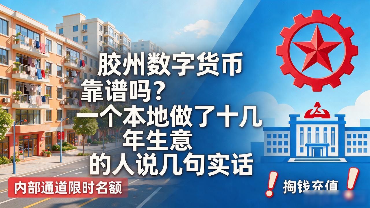 胶州数字货币靠谱吗？一个本地做了十几年生意的人说几句实话