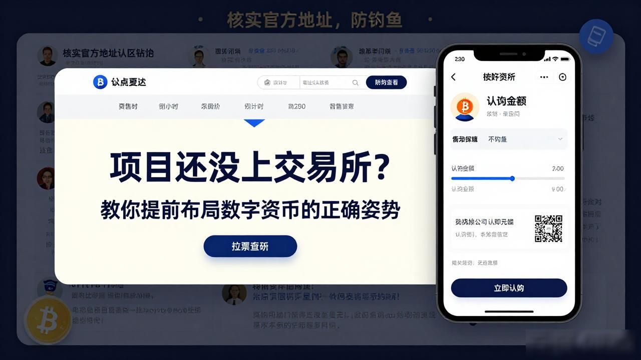 靠谱IDO平台参与方法_数字货币未上市早期认购方式_上线前的数字货币咋买