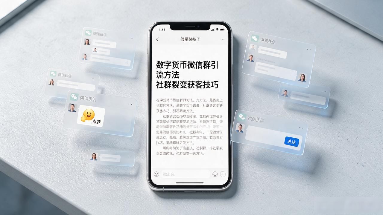 精准流量获取策略_数字货币引流微信群_数字货币社群运营