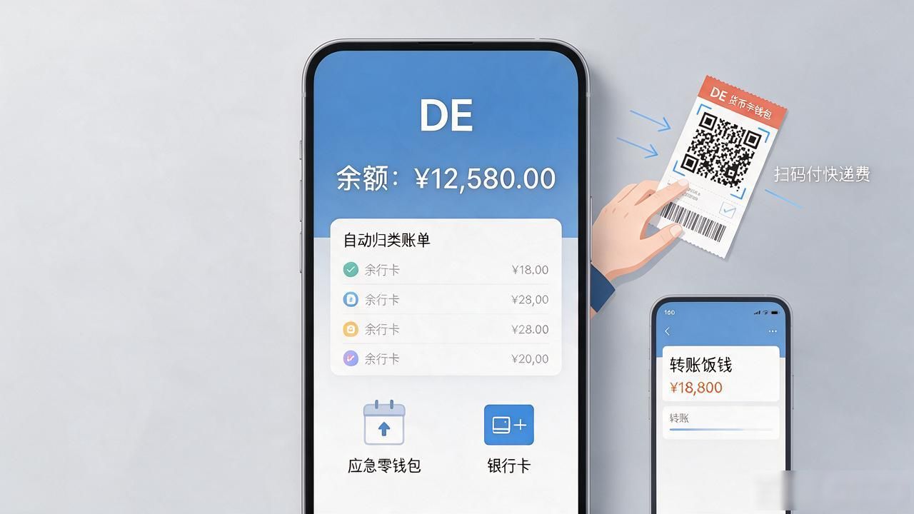 dse货币数字钱包app下载，装好后怎么管钱、怎么转账