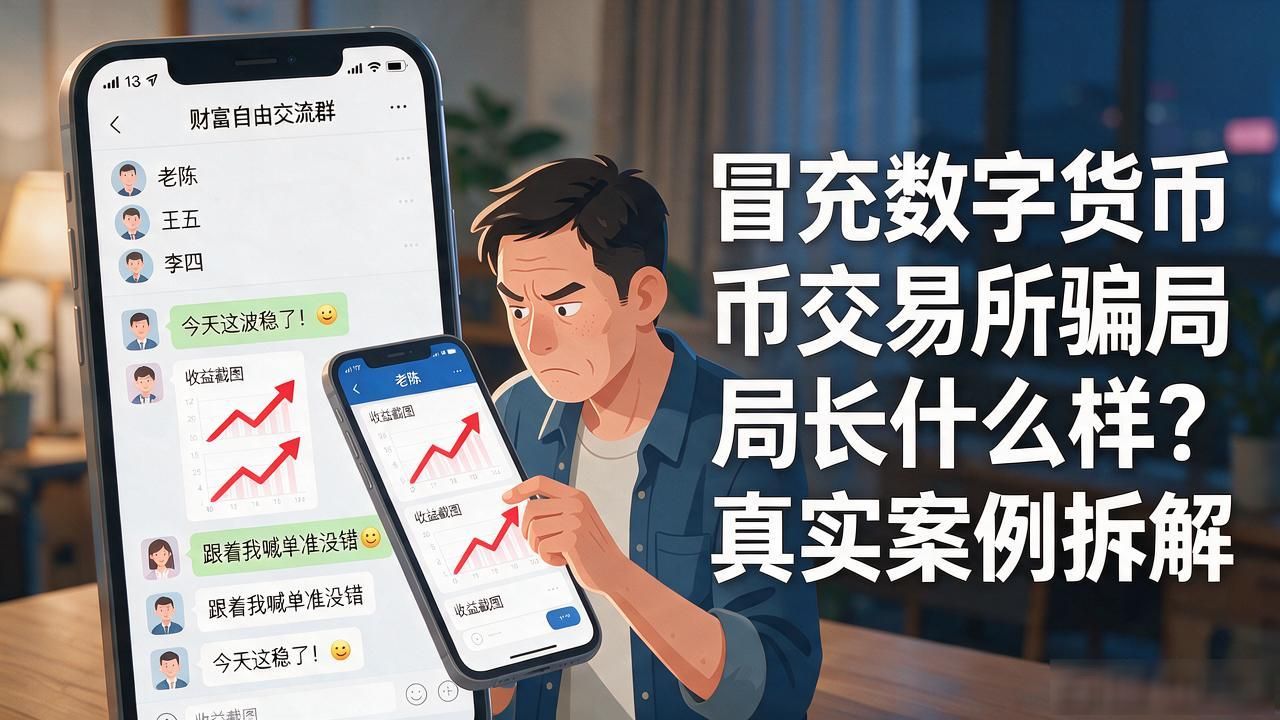 冒充数字货币交易所骗局长什么样？真实案例拆解