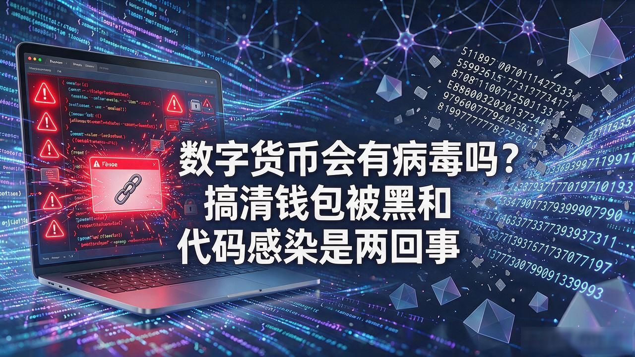 数字货币会有病毒吗？搞清钱包被黑和代码感染是两回事