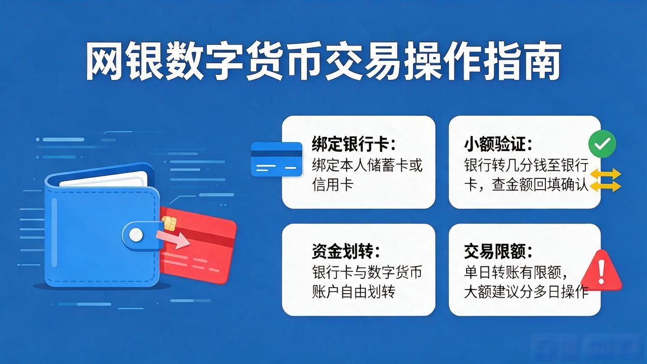 网银数字货币交易怎么操作？一文讲清楚