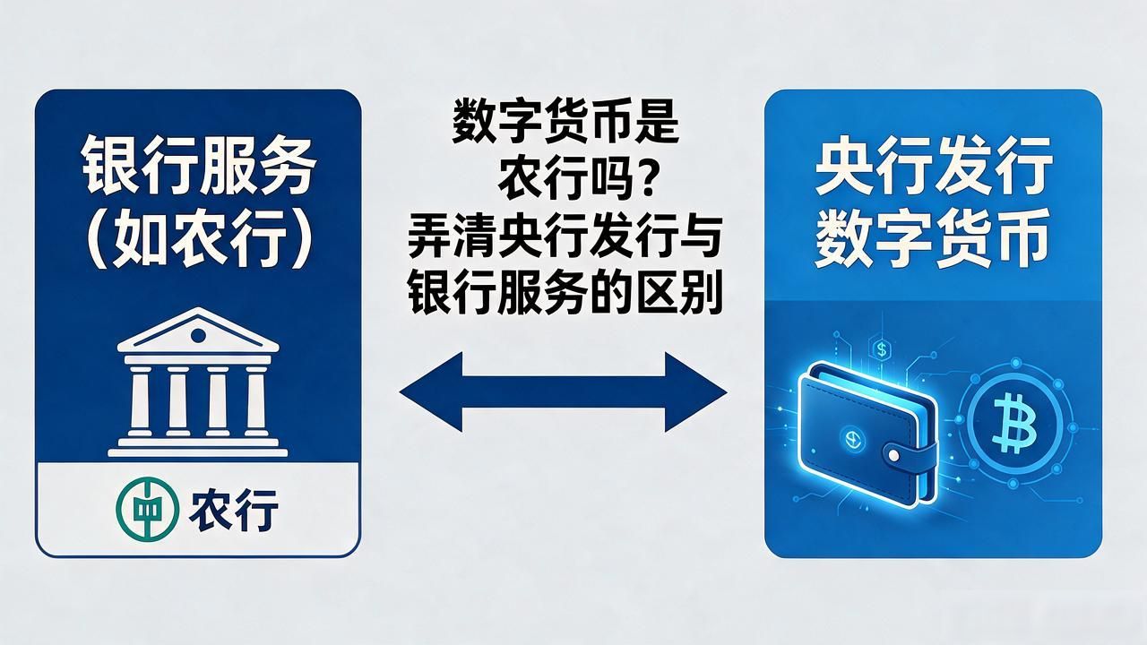 数字货币是农行吗？弄清央行发行与银行服务的区别