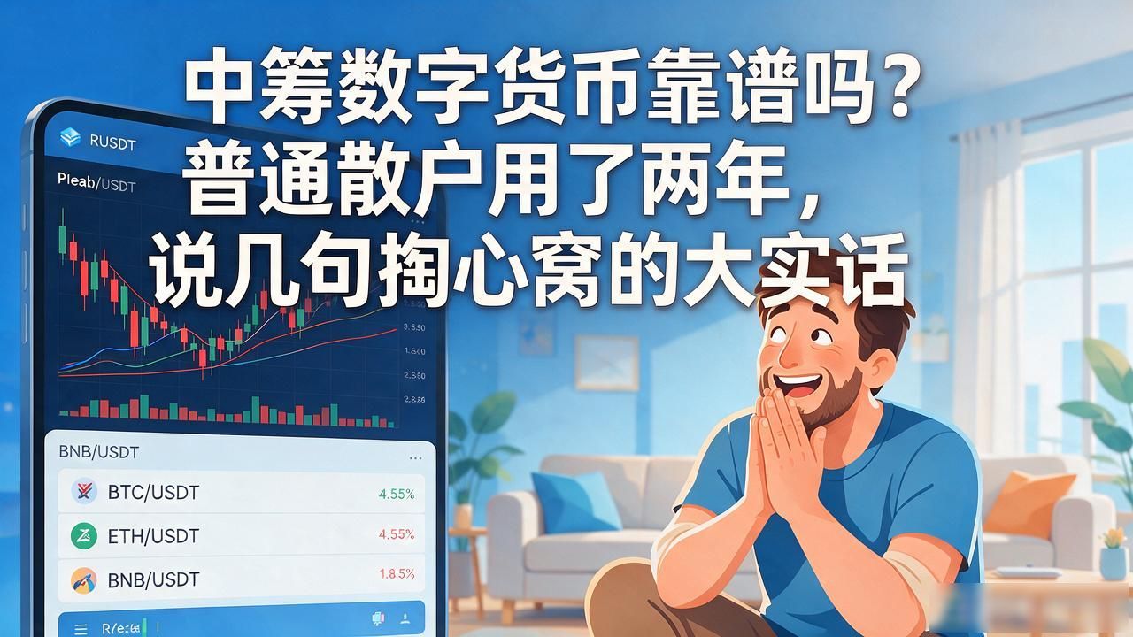 中筹数字货币靠谱吗？普通散户用了两年，说几句掏心窝的大实话