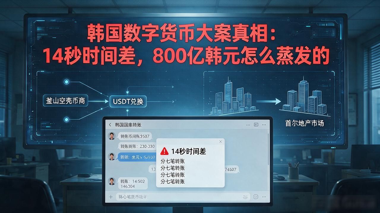 韩国数字货币大案真相：14秒时间差，800亿韩元怎么蒸发的