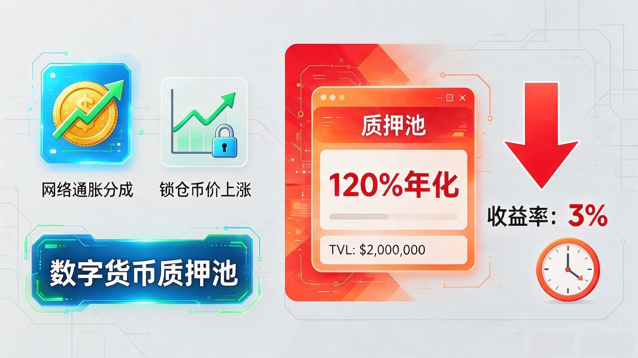 数字货币质押池：年化收益怎么算、无常损失是什么、怎么避坑