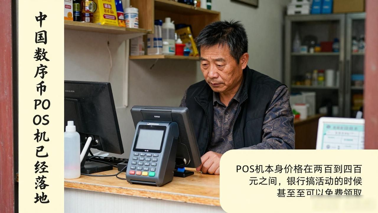 中国数字货币pos机已经落地，开小店的老板该不该花几百块装一台
