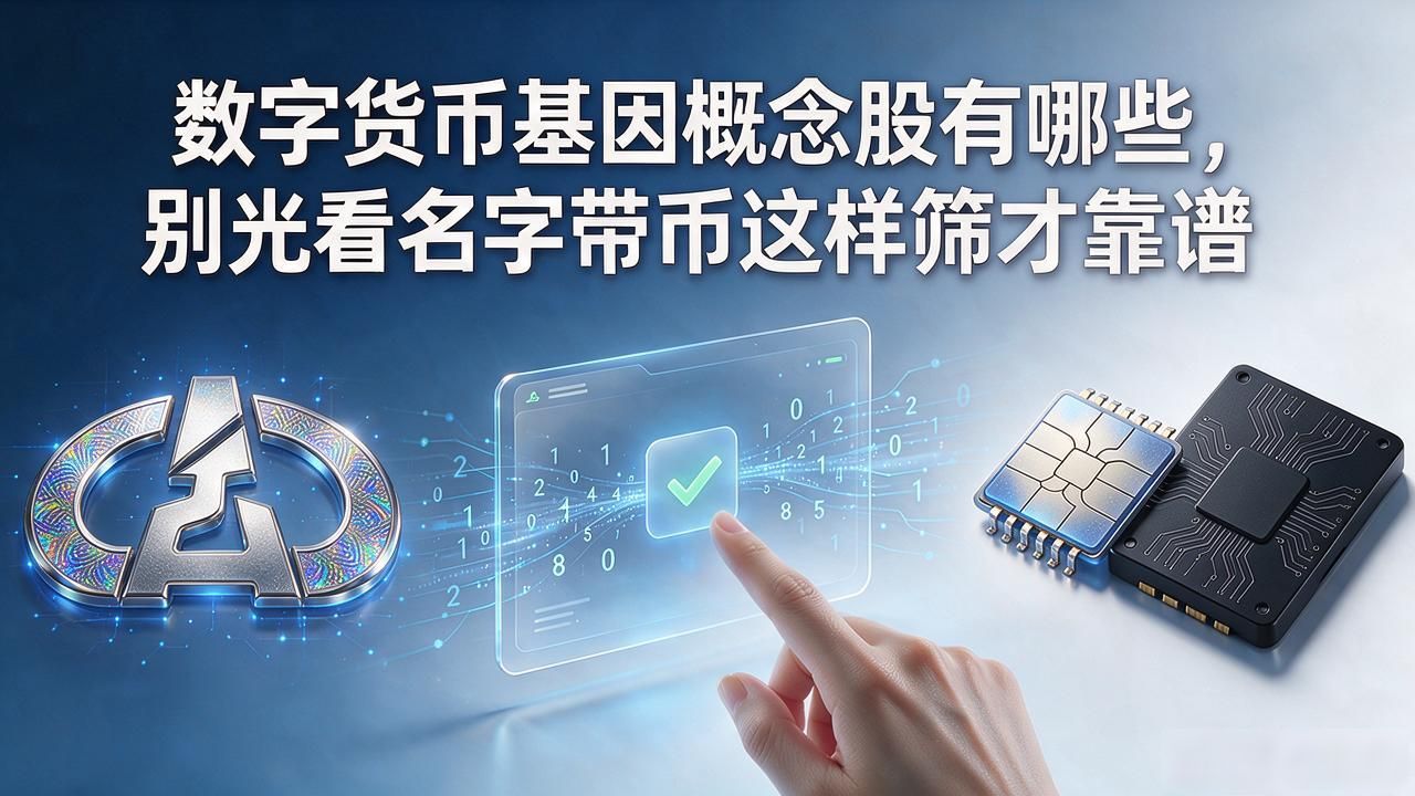 芯片硬件上游核心标的筛选_数字货币基因概念股_数字货币概念股产业链深度解析