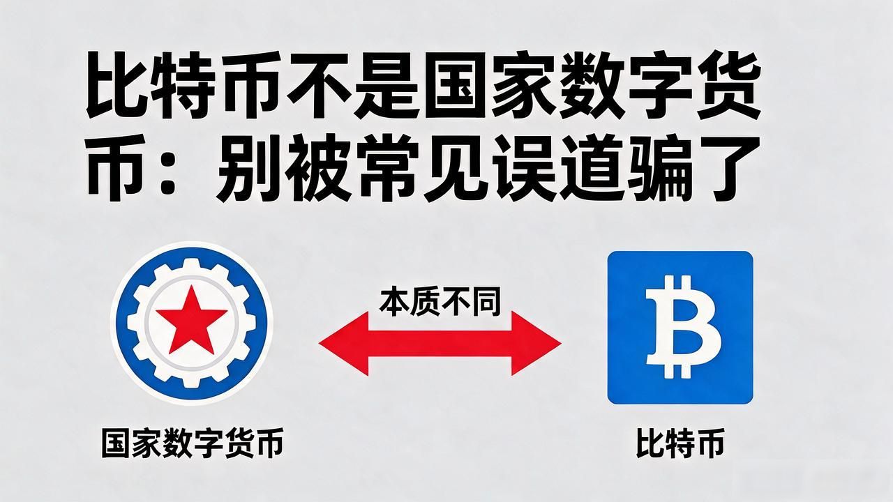 比特币不是国家数字货币：别被常见误区骗了