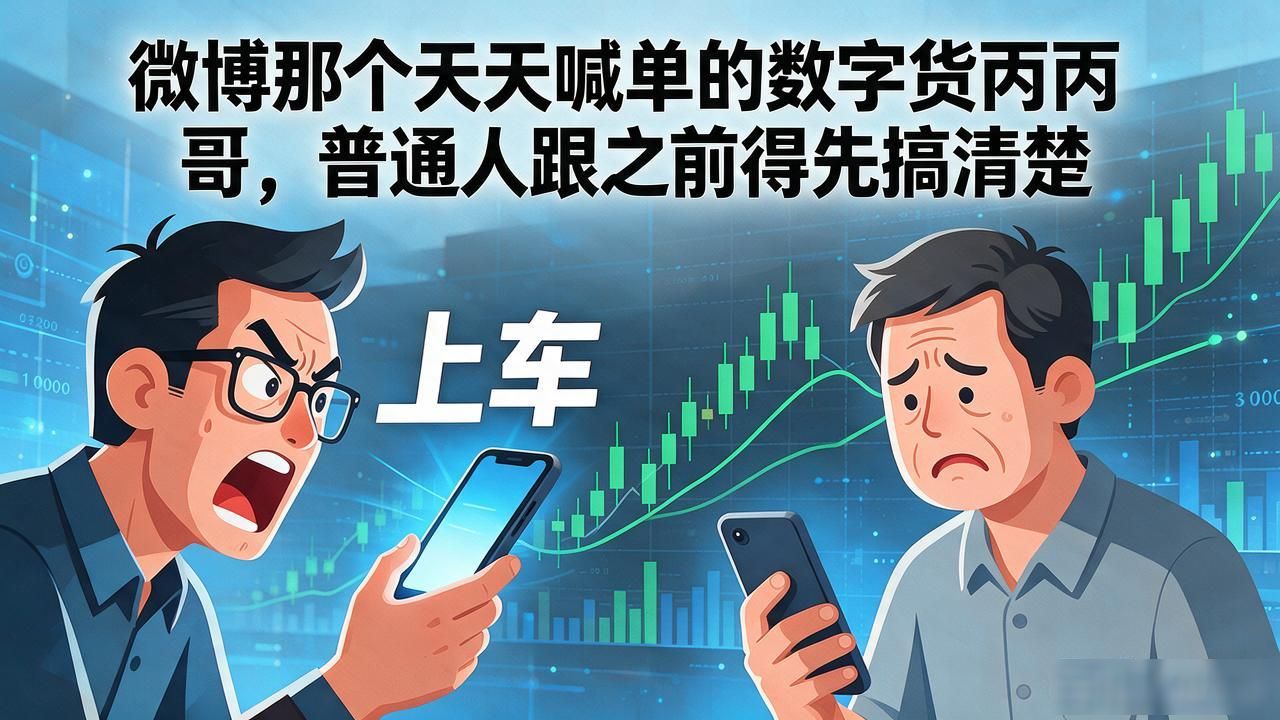 微博数字货币丙哥_数字货币K线图喊单骗局_个人IP造势割韭菜分析