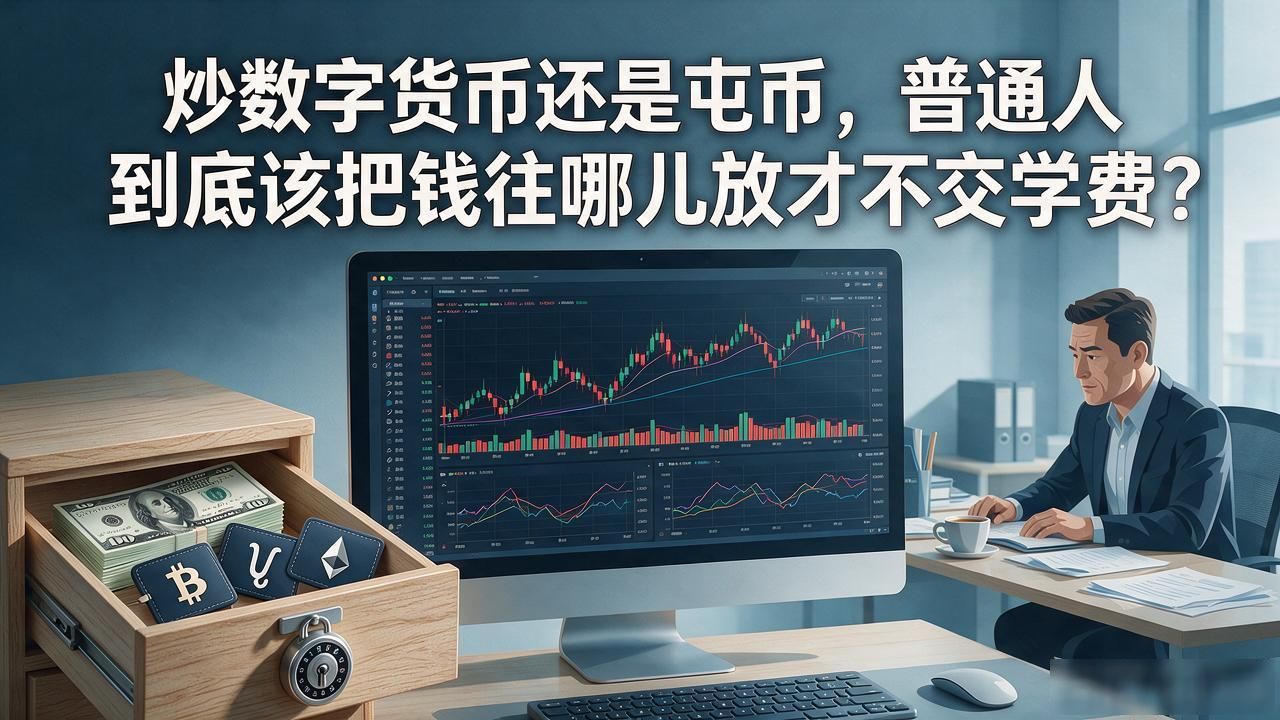 炒数字货币还是屯币，普通人到底该把钱往哪儿放才不交学费