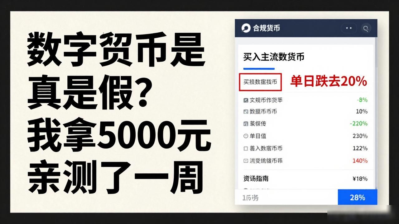 正规数字货币交易平台_亲测数字货币是真是假_数字货币骗局识别